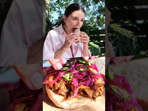 Ideas para bocatas en VERANO: La receta del bocata de setas mechadas #shorts
