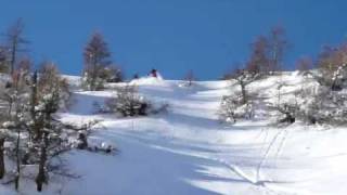 preview picture of video 'Pré les Fonts à ski de randonnée'