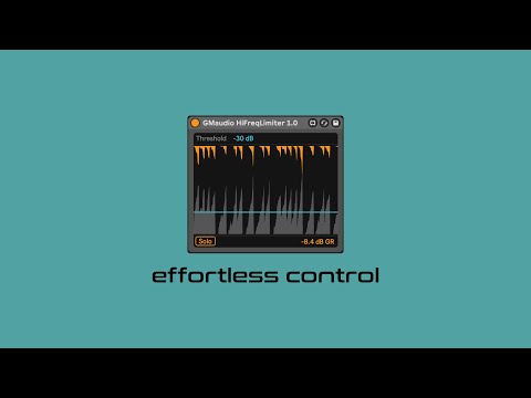 GMaudio HiFreqLimiter - MaxForLive Device - Effortlessly Control High Frequencies