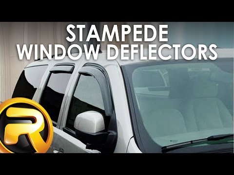 How To Intall Stampede In Channel Window Deflectors