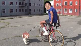 Yagoo taking korone dog for a walk | Animal hololive