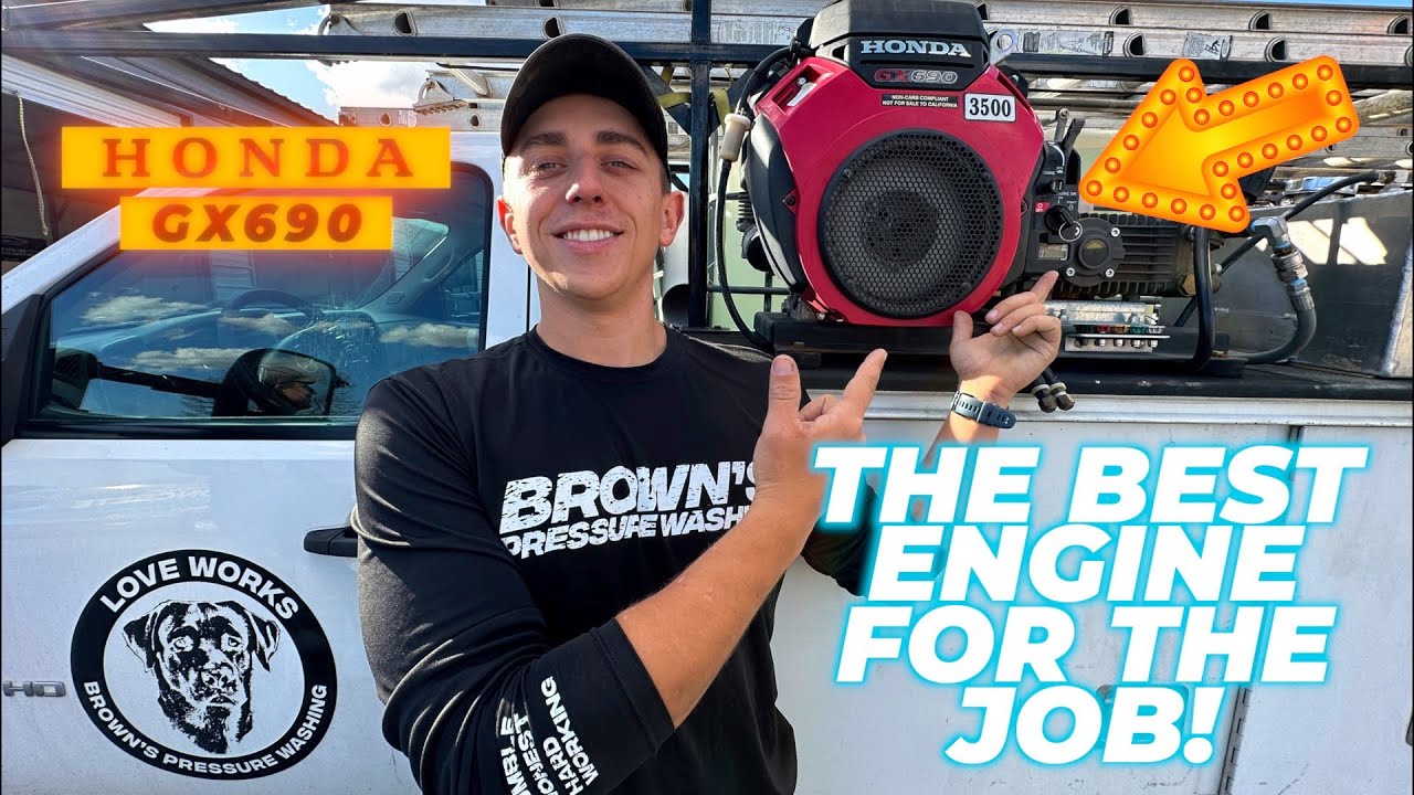 HONDA GX690 - We Only Use This Engine For Pressure Washing!