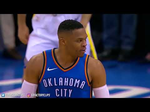 Russell Westbrook, Carmelo Anthony & Paul George BIG 3 Highlights vs Warriors (2017.11.22 ) - Lord