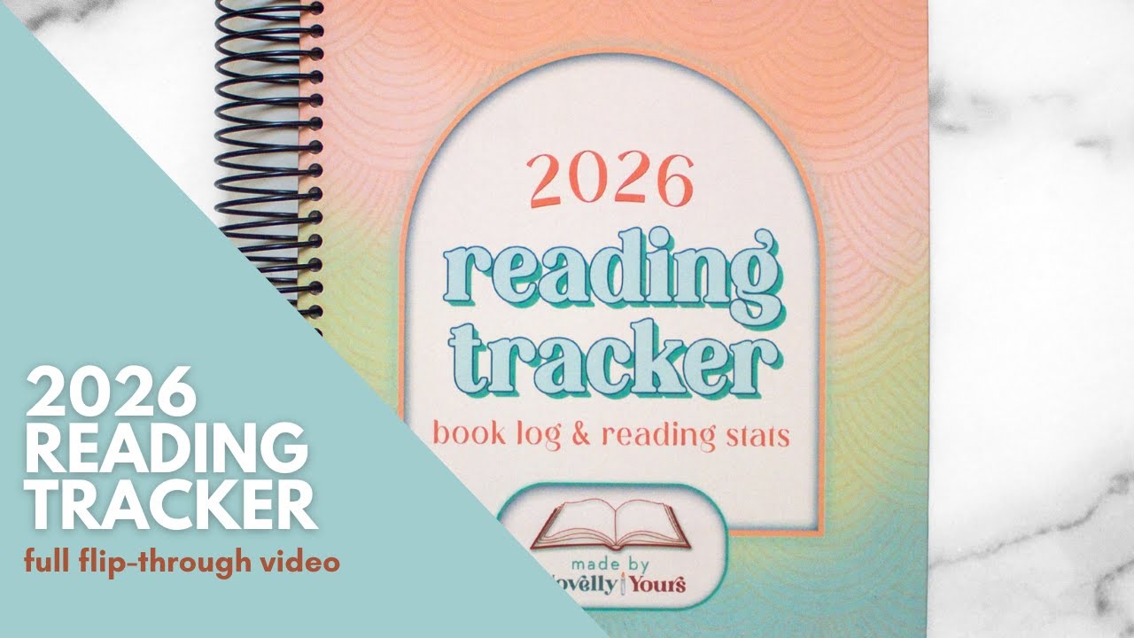 2026 Reading Tracker - Book Journal & Reading Log - made by Novelly Yours