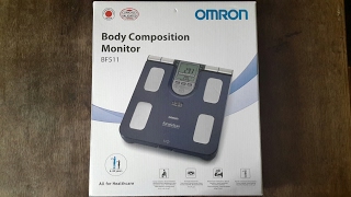 OMRON Körperanalysegerät BF511 - Körperfettwaage (Unboxing & Test)