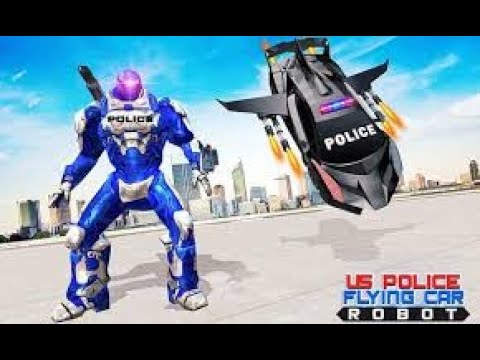 Flying Police Eagle Bike Robot Hero: Robot Games Android -Gameplay Full FHD 2020