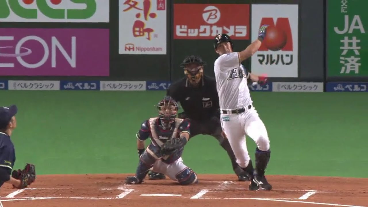 北海道日本ハム・大田選手が先制のソロアーチ！