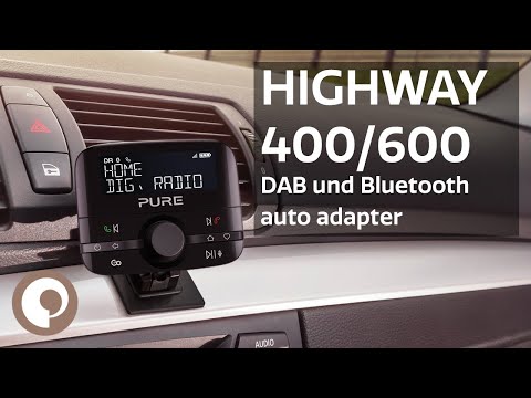 Pure Highway 400/600 - DAB und Bluetooth Auto Adapter (Deutsch)