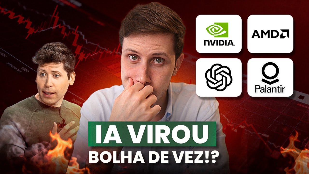 Queda forte na bolsa americana e IA em Colapso! - Veja as últimas atualizações