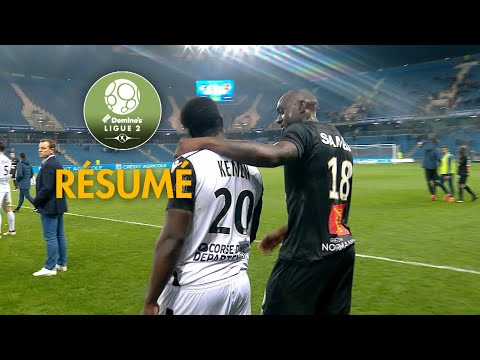 Havre AC - Gazélec FC Ajaccio ( 2-1 ) - Résumé - (HAC - GFCA) / 2017-18