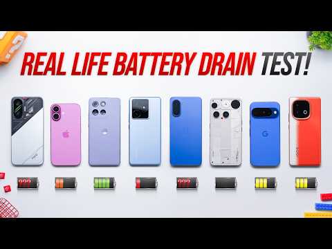 The Ultimate Battery Drain Test 2025! 🪫