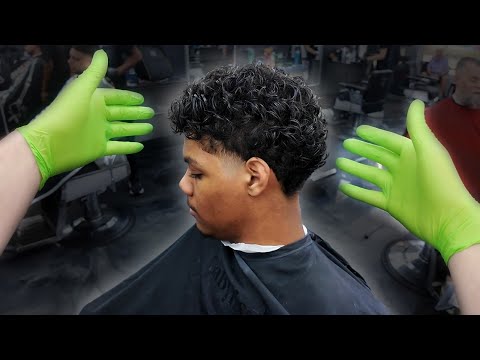 the CURLY SCISSOR haircut POV tutorial