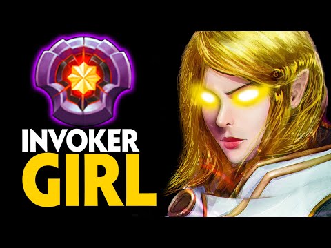 INVOKER GIRL IS HERE!! PERFECT INVOKER GAMEPLAY FOR THE VICTORY | Dota 2 Invoker