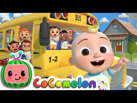 Wheels On The Bus (School Version) | CoComelon Nursery Rhymes & Kids Songs