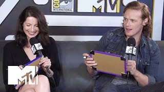 'Outlander' Stars Caitriona Balfe & Sam Heughan Play 'Know Your Co-Star' | Comic-Con 2015