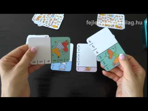 djeco, bata-waf kártyajáték játékszabály, 3-6 év - Fejlesztő Játék Világ