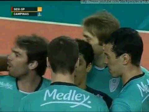 Campeonato Paulista de Volei Masculino 2012 - Sesi SP 0 x 3 Medley Campinas