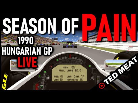 1990 Season of PAIN  - ! LIVE ! - Hungarian Grand Prix (x86GP2)
