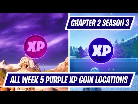 Week 5 - All Purple XP Coin Locations in Fortnite Chapter 2 Season 3