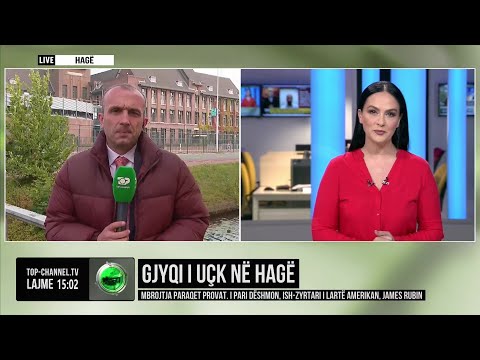 Top Channel/ Gjyqi i UÇK në Hagë, mbrojtja paraqet provat. I pari dëshmon James Rubin