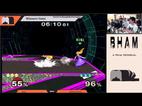 BHAM - [62-Bit] Bladewise (Peach) vs MacD (Peach) - Melee