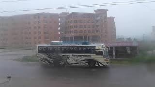 preview picture of video 'Bus Stoppage of Barisal University'