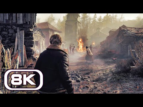 Resident Evil 4 Remake - Gameplay 8K 60FPS Ray Tracing (RTX 4090)