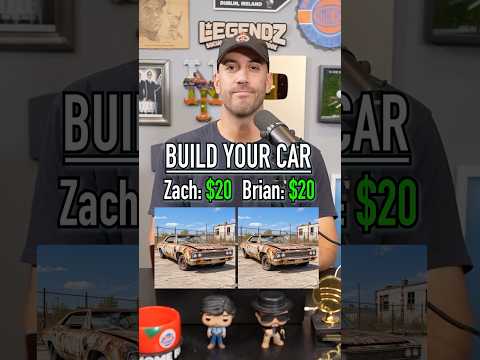 Who Can Build The Better Car With $20? #shorts #car #accessories #games #funny