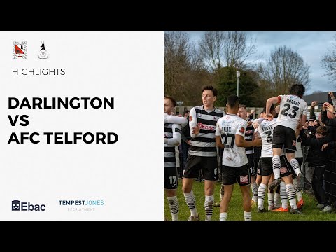 Darlington 3-1 AFC Telford United - National League North - 2022/23