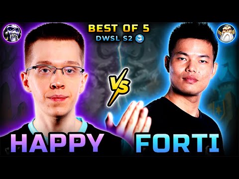 They FINALLY Meet! 🔥 Happy vs Fortitude (Bo5) DWSL S2 🐬 DAY 30