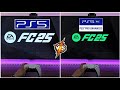 EA FC25 PS5 Vs PS5 PRO