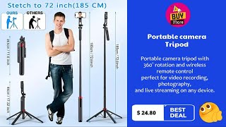 Portable camera tripod