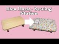 Aus Einem Ikea Schneidebrett Eine Tragbare Nähstation Bauen Ikea Hack