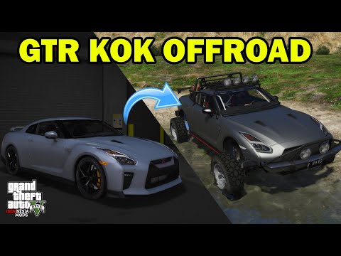 Nyobain Nissan GTR Modif Offroad - GTA V Rojali