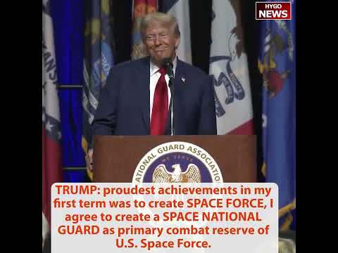 TRUMP: NATO countries must spend at least 3%, creating Space National Guard
