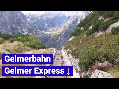 Gelmer Funicular Express Gelmerbahn Express 😊 ⬇️