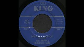 DON’T BE A DROP-OUT / JAMES BROWN &amp; THE FAMOUS FLAMES [KING 45-6056]