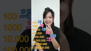 Download lagu Belajar Mandarin Angka 100 sampai 1M #shorts mp3