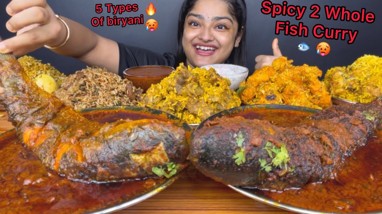 SPICY 2 WHOLE RUHU FISH CURRY, MUTTON BIRYANI, CHICKEN 65 BIRYANI, EGG BIRYANI & CHICKEN FRIED RICE