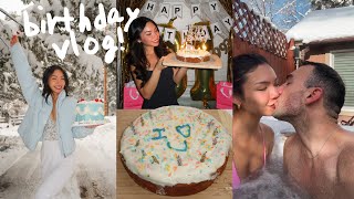 my SURPRISE birthday trip to Big Bear! + opening presents & what I got!