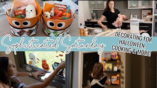 Getting Our Home Halloween Ready // Decorating, Boo Baskets & Meal Prep