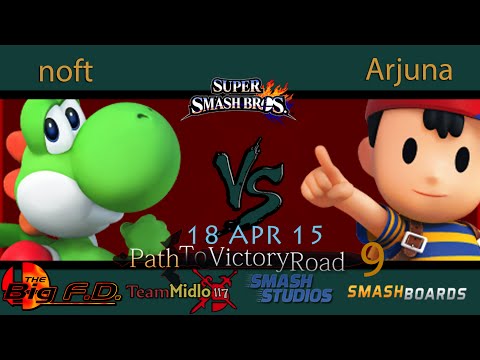 PTVR9 - noft (Yoshi) Vs. Arjuna (Ness) SSB4 Tournament Semi-Finals Smash 4 Wii U