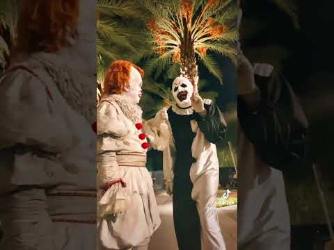 Pennywise with Art the Clown aka Terrifier