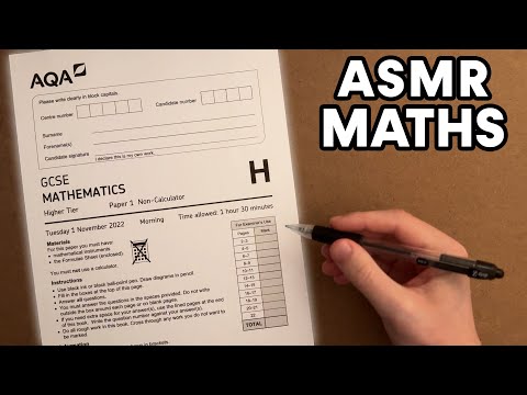 [ASMR] I Sat a GCSE Maths Exam!