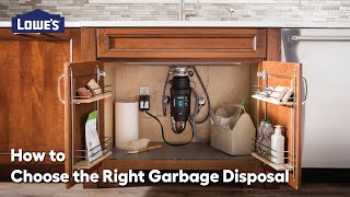 How to Choose the Right Garbage Disposal: Video Guide