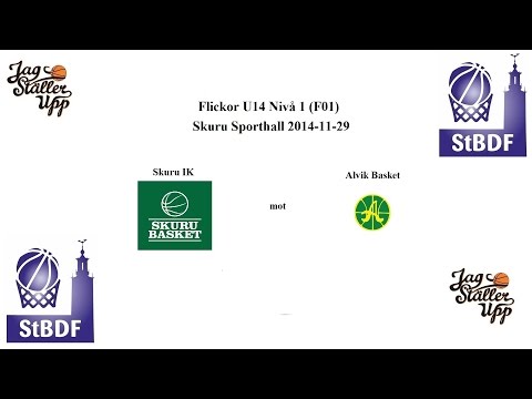 Skuru IK (F01) mot Alvik Basket - 2014-11-29