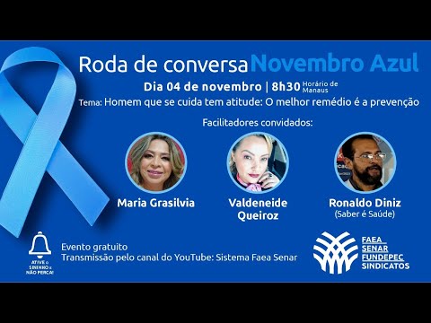 Roda de conversa Novembro Azul | Homem que se cuida tem atitude