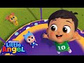 Trampoline Playtime with Manny | @LittleAngel Kids Songs & Nursery Rhymes