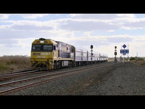 1AM8 The Overland Passenger Train (Journey Beyond Rail Expeditions) (14/3/2021) - PoathTV Railways