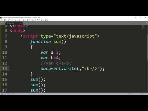 Function In Js Function Without Argument Without Return Value